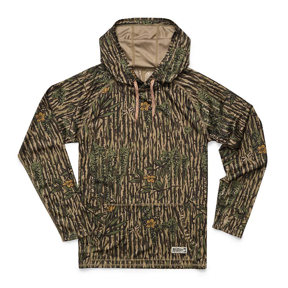 Howler Brothers Loggerhead Hoodie Men's in Swamp Country Camo